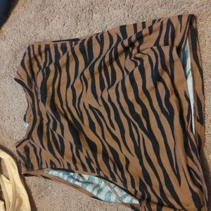 forever 21 brown tank